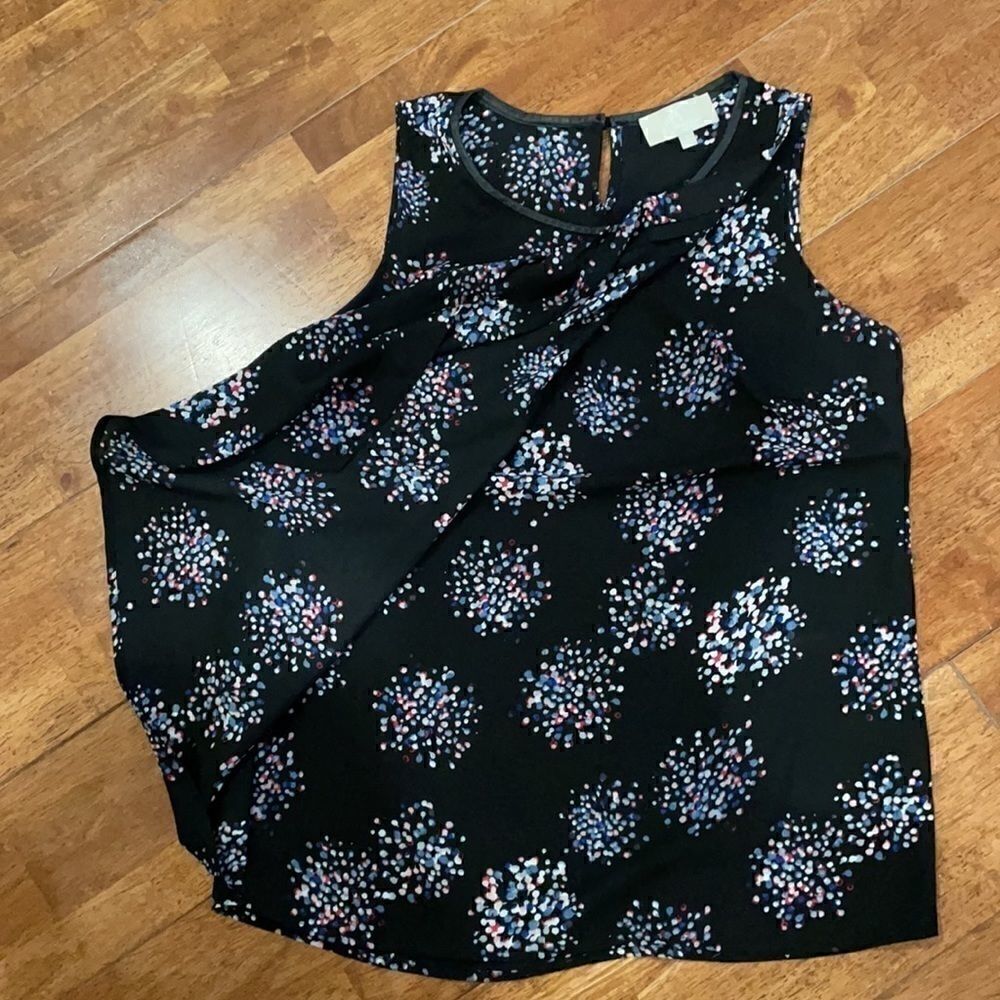 Faux Wrap Multicolored blouse - Picture 2 of 4